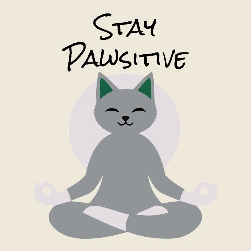 Meditating Cat – Calm Zen Kitty Design