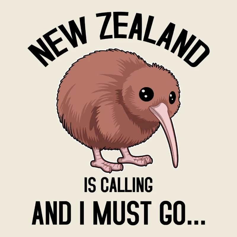 Neuseeland ruft und ich muss los, Kiwi-Vogel
