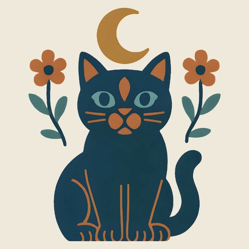 Moonlight Cat Dreams