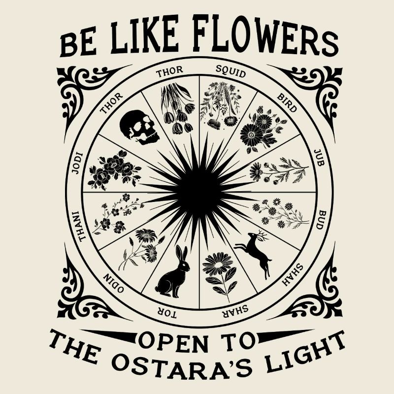 Be Like Flowers Happy Easter Ostara Light