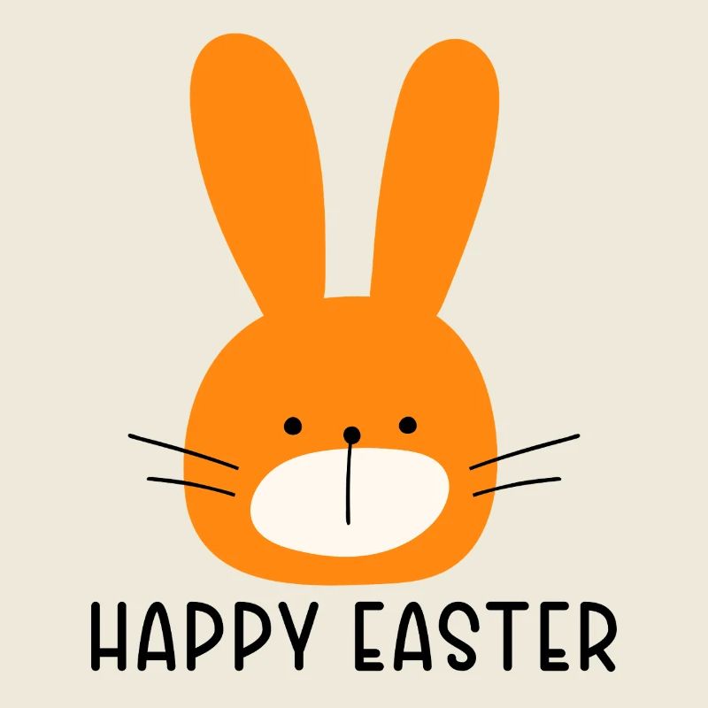 Kleiner Osterhase - minimalistisches Design