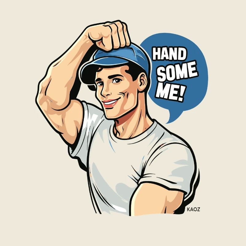 Handsome Me Retro Pop Art
