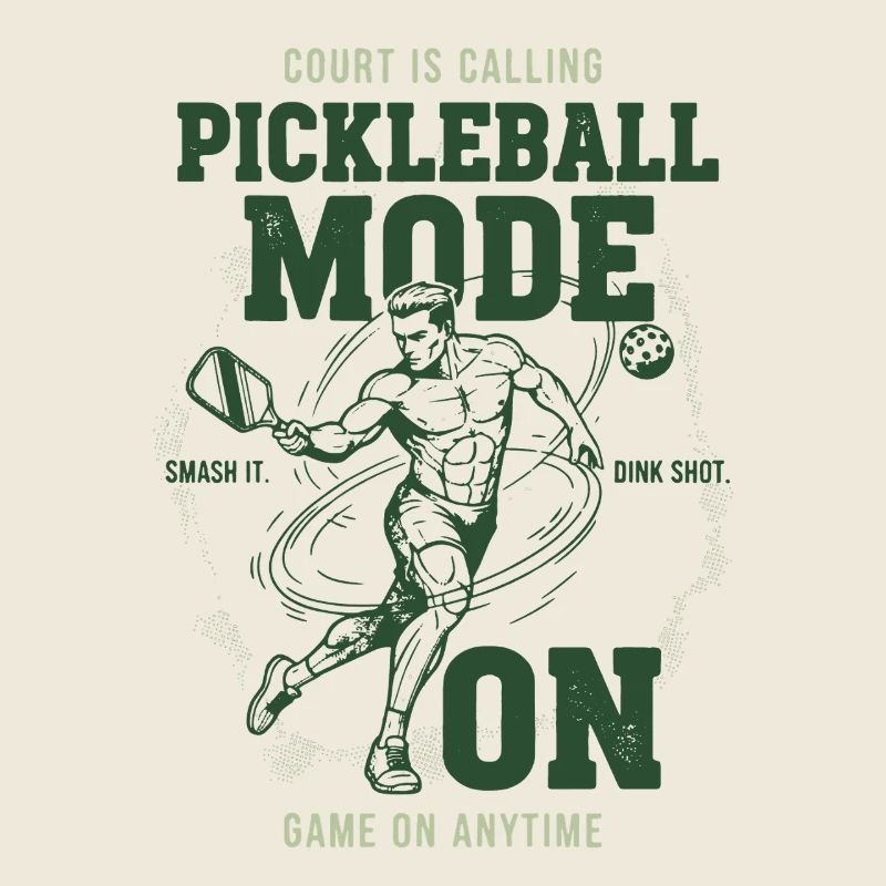 Mode Pickleball sur Funny Player Adore le pickleball