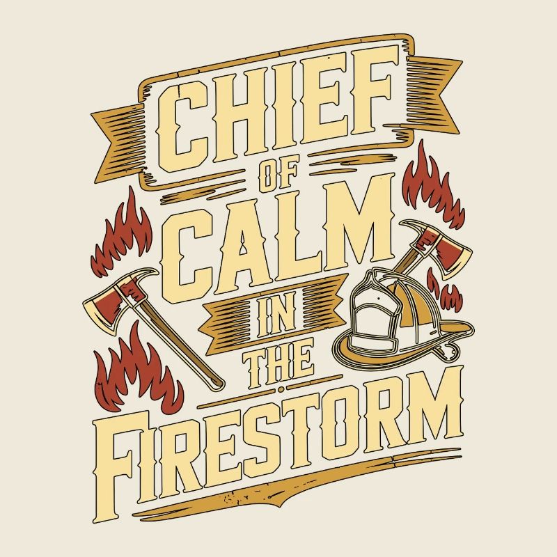 Lieutenant des pompiers Chef des secours incendie Calm