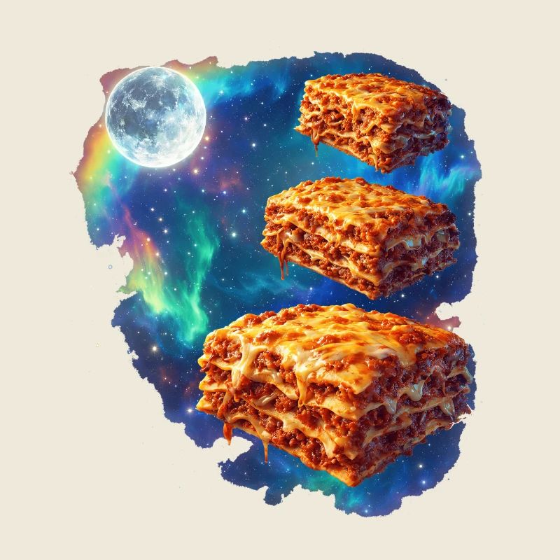 Lasagne spatiale dans la nébuleuse stellaire