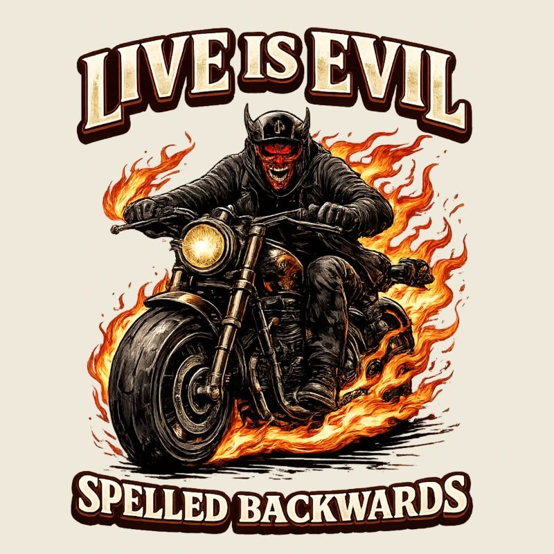Live Is Evil Spelled Backwards
