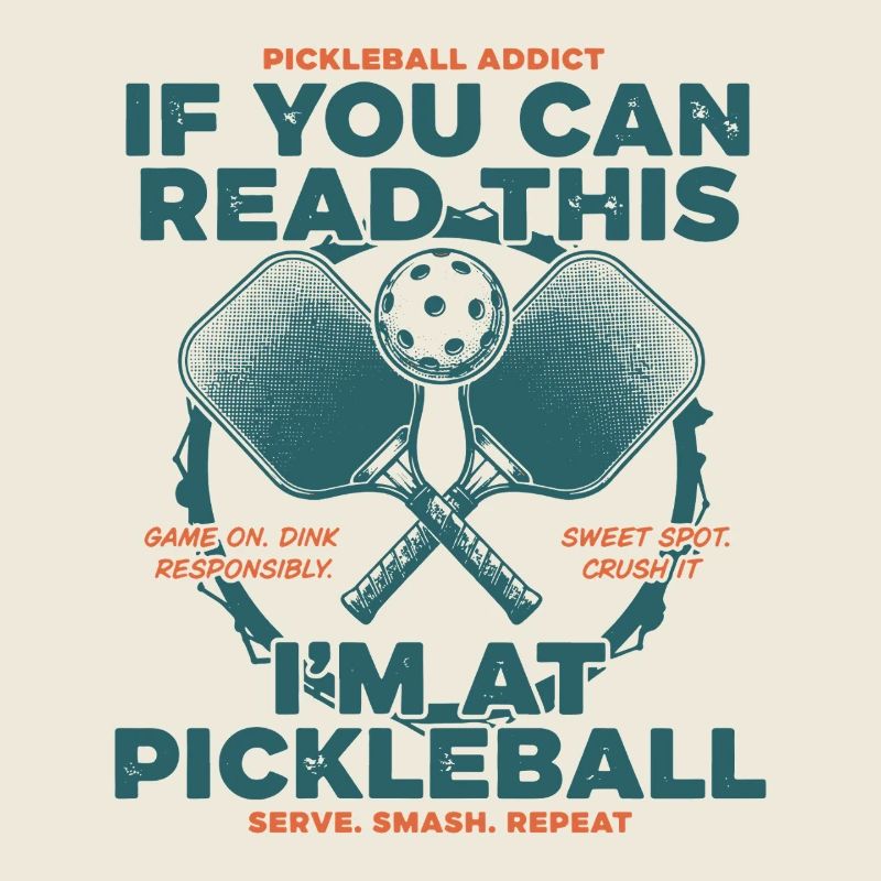 Pickleball, wenn du das lesen kannst, bin ich bei Pickleball.