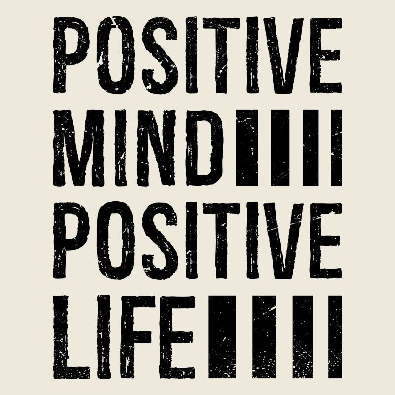 Positiver Geist positives Leben