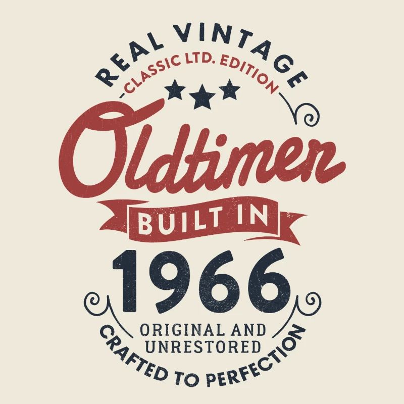 Vintage 1966 Oldtimer 60. Geburtstag