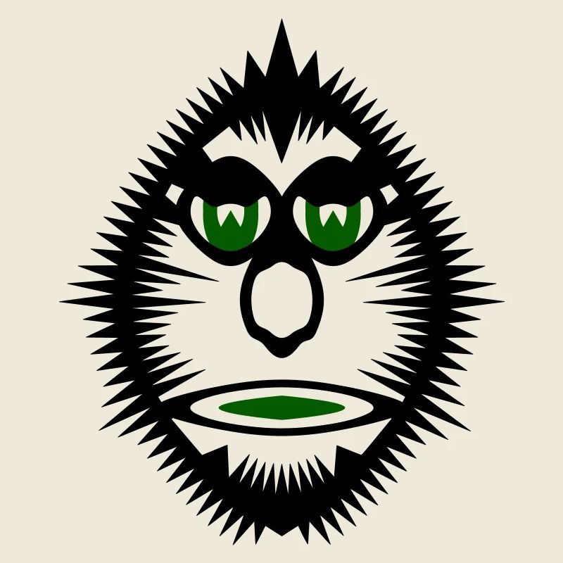 Illustration de visage de chat Visage de chat