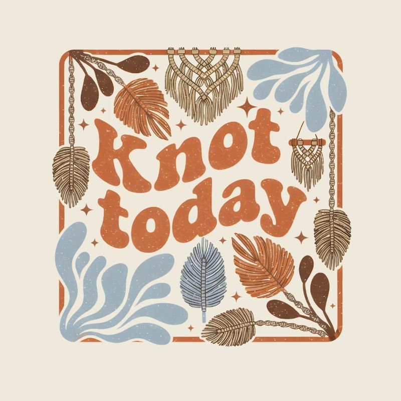 Don't knot today | Macrame Humor