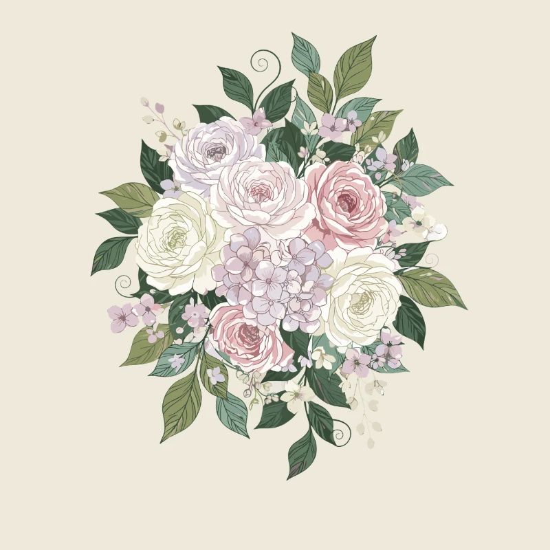 Pastel Roses Bouquets