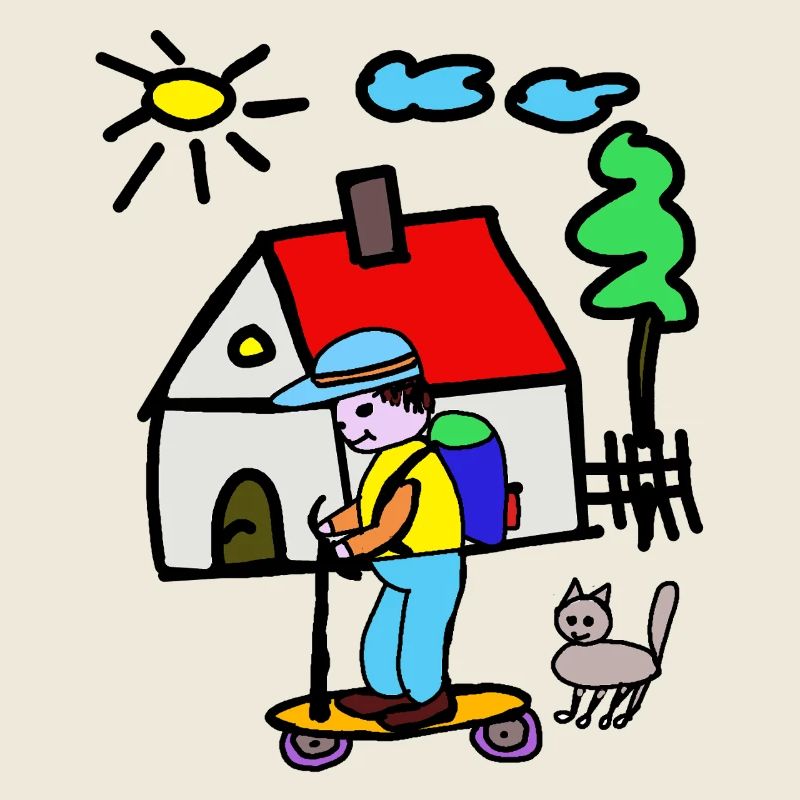 Tiny House Adventure Skateboard
