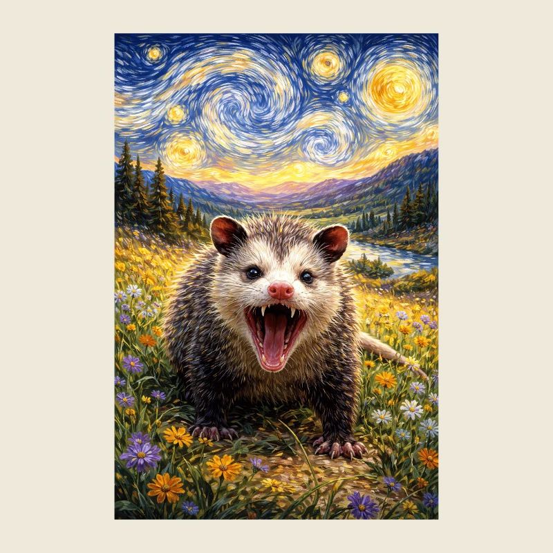 Nuit étoilée d’opossum