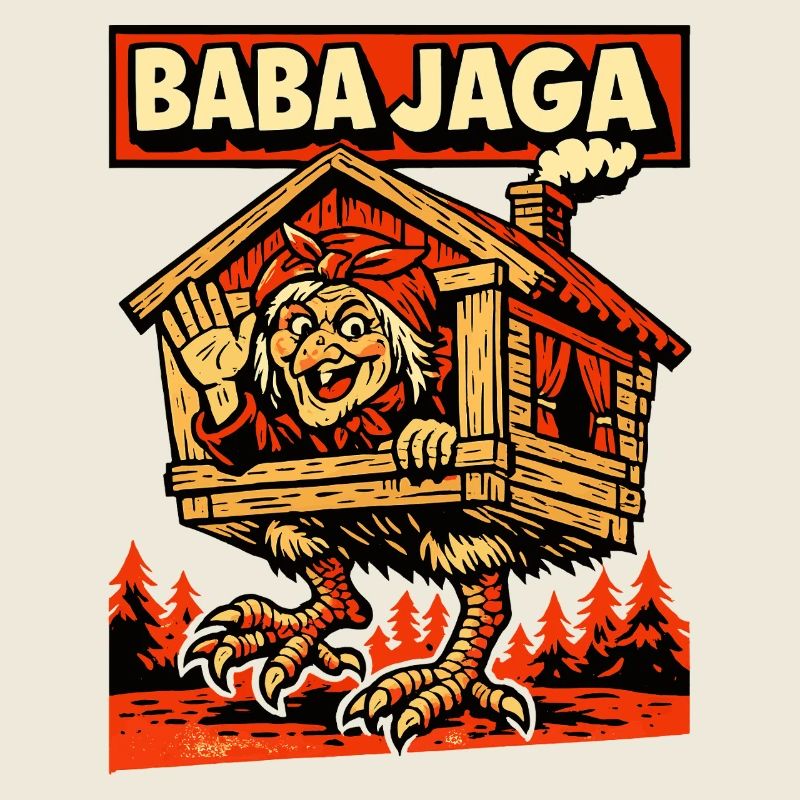 Légende de la sorcière slave Baba Jaga