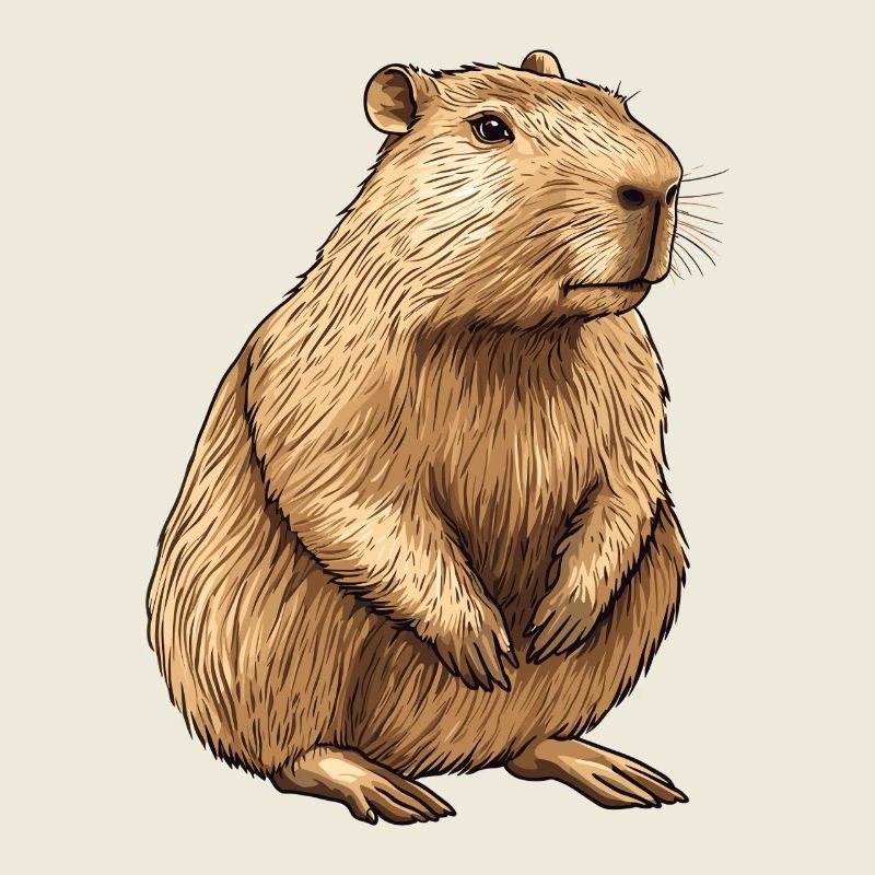 Capybara Portrait