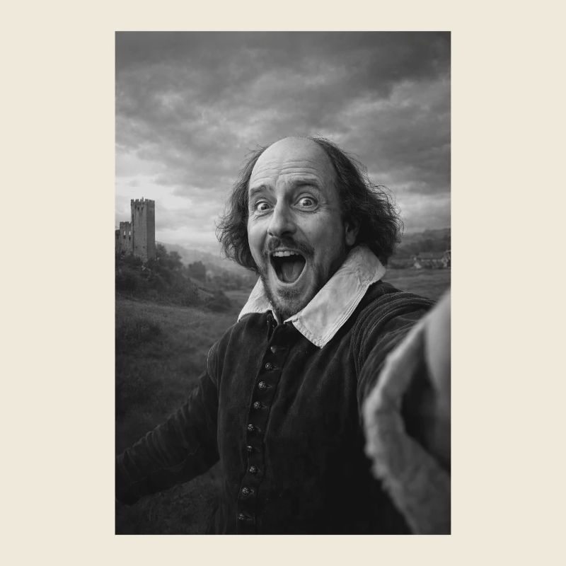 William Shakespeare Selfie