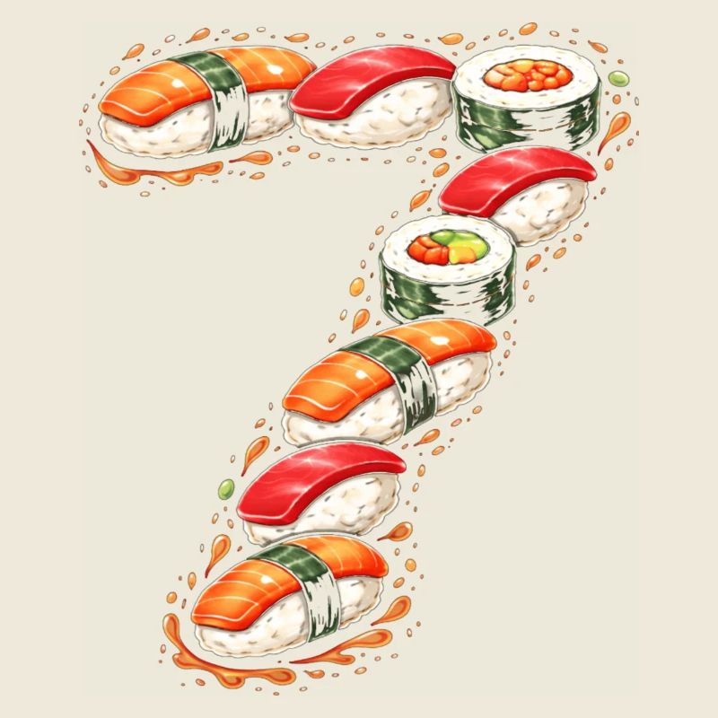 Point d’interrogation sur le sushi