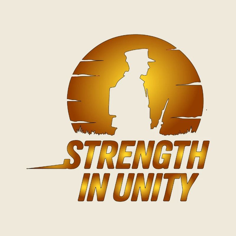 Strength in Unity Soldier Silhouette