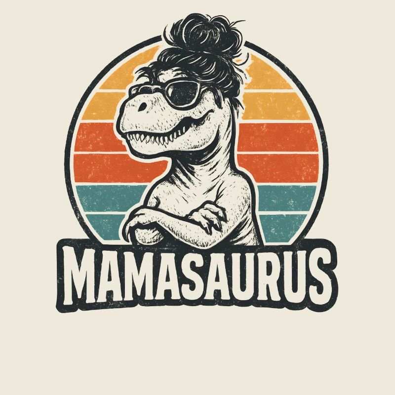 Mamasaurus Mama Mutter Geschenkidee Humor Lustig