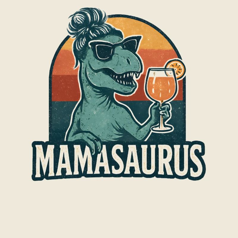 Mamasaurus Mama Mutter Geschenkidee Humor Lustig