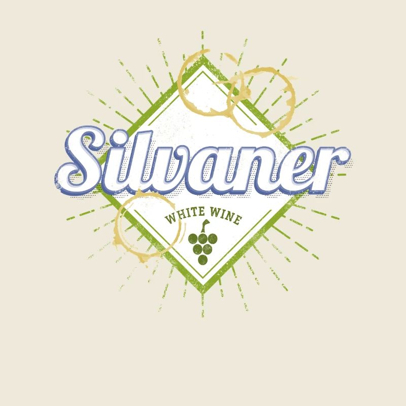 Silvaner avec design de buveur de vin Vintage Vine