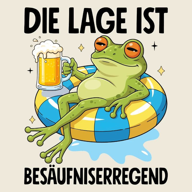Die Lage Ist Besäufniserregend Frosch
