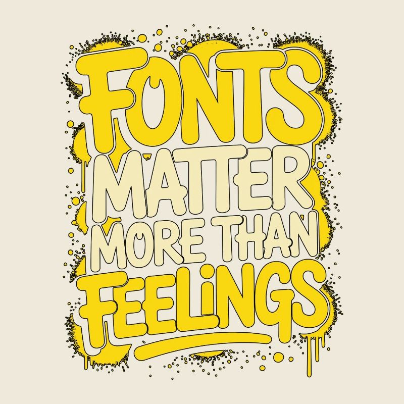 Les polices de designer d’impression comptent plus Graphiste