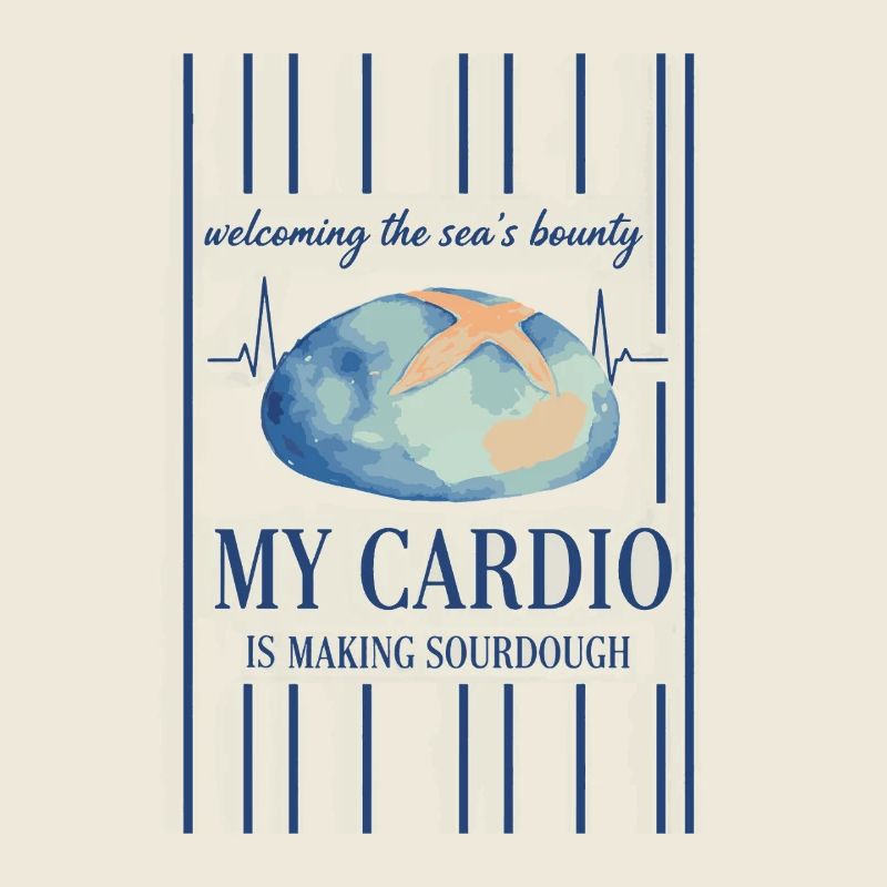 Sauerteig. Mein Cardio-Workout besteht darin, Sauerteigbrot zu backen.