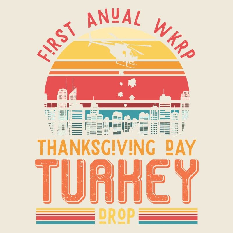 Thanksgiving Turkey Drop Retro Gift