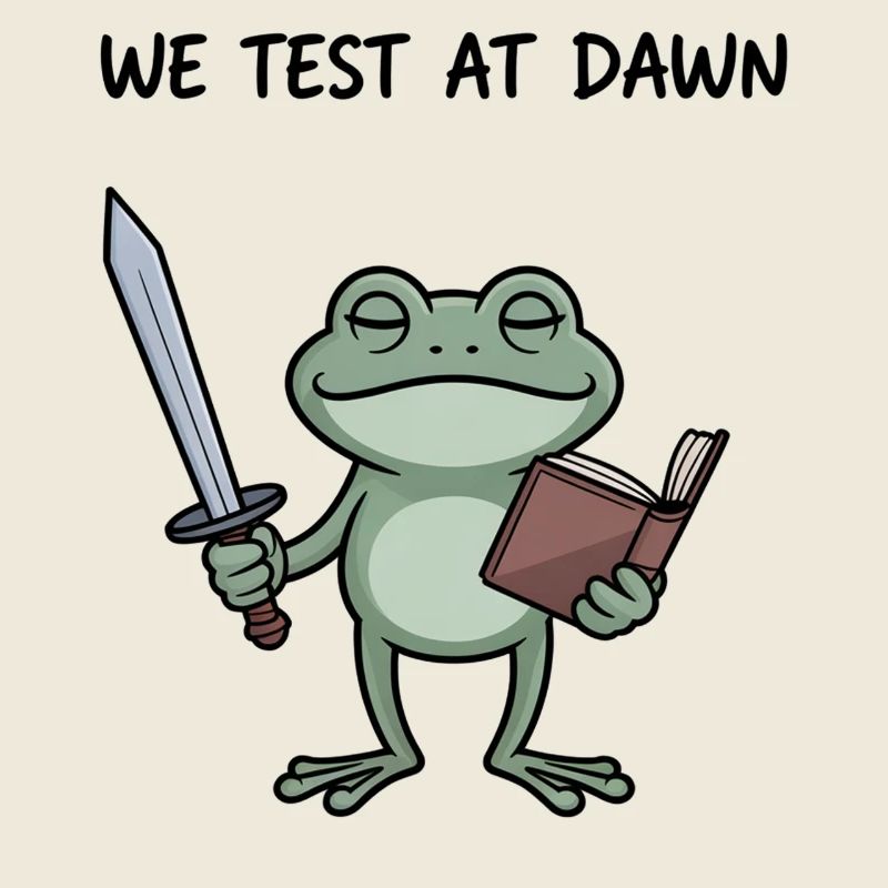 We Test at Dawn Frog Knight