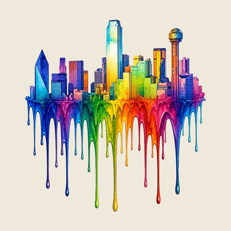 Dallas, Texas – Dripping Paint