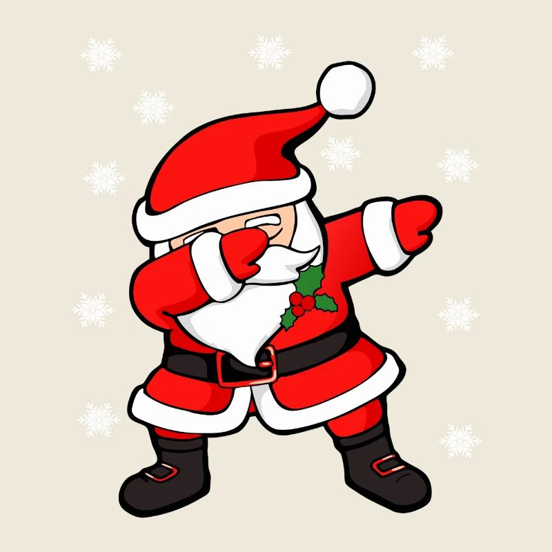 Santa Dab Festliche Stimmung