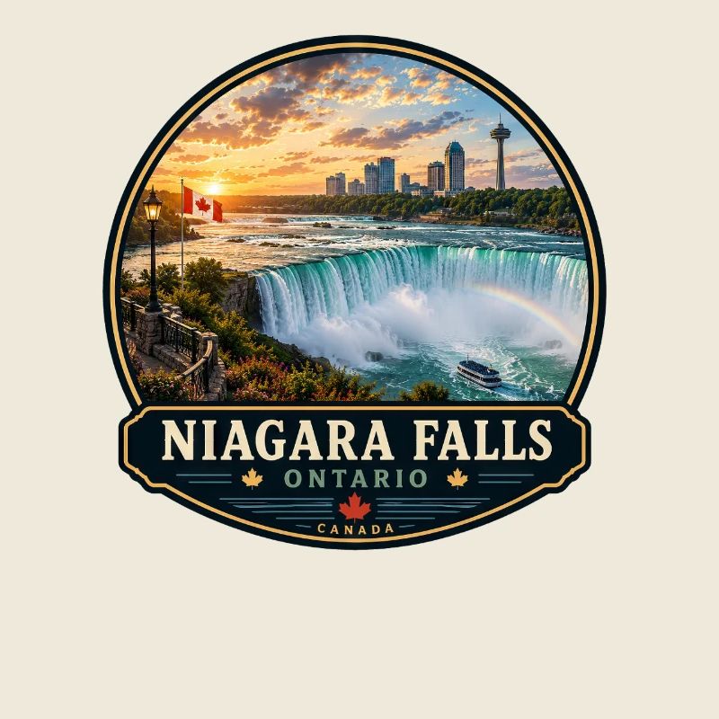 Cascade de vacances des chutes du Niagara, Ontario, Canada