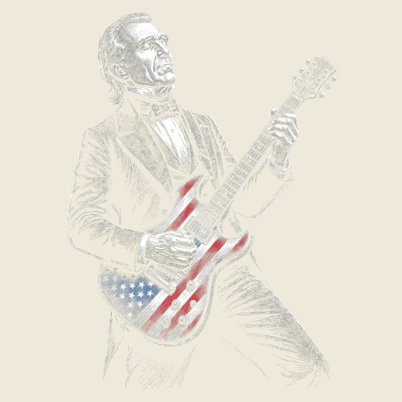 James K. Polk Playing Guitar