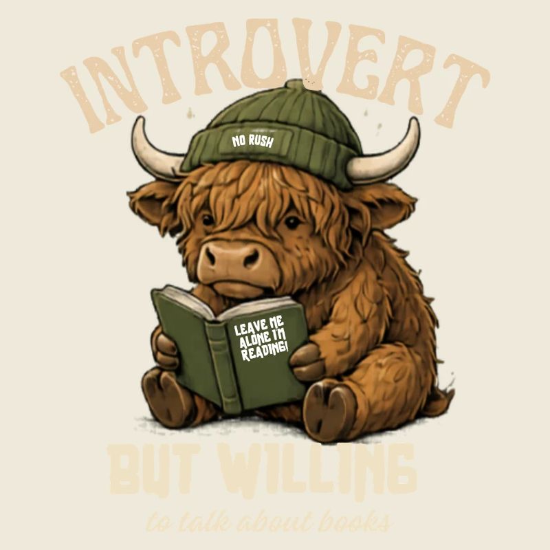 Introvert Cow Reading: Willing to Talk