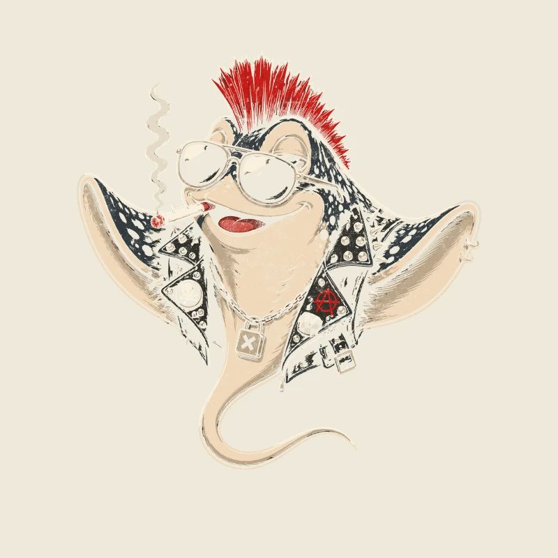 Punk Rays with Mohawk Sunglasses