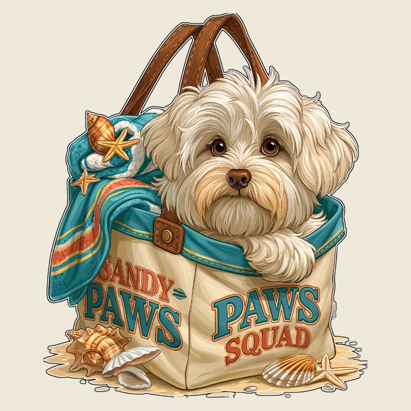 Sandy Paws Squad Strandwelpe