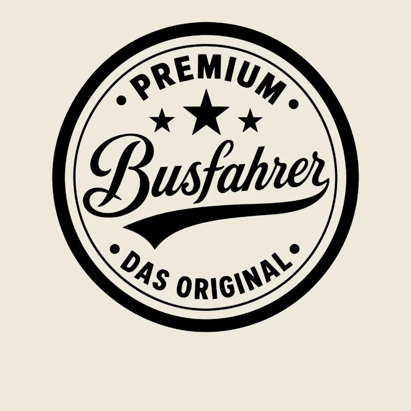 Premium Siegel Busfahrer Original Berufe 