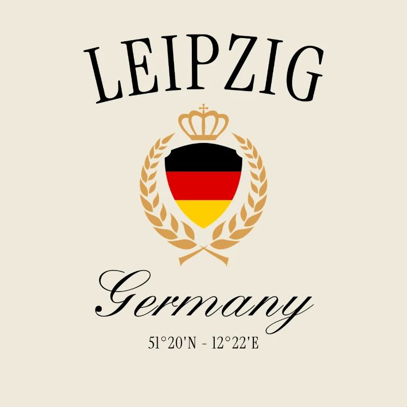 Leipzig Deutschland Wappen Krone – Reise Souvenir