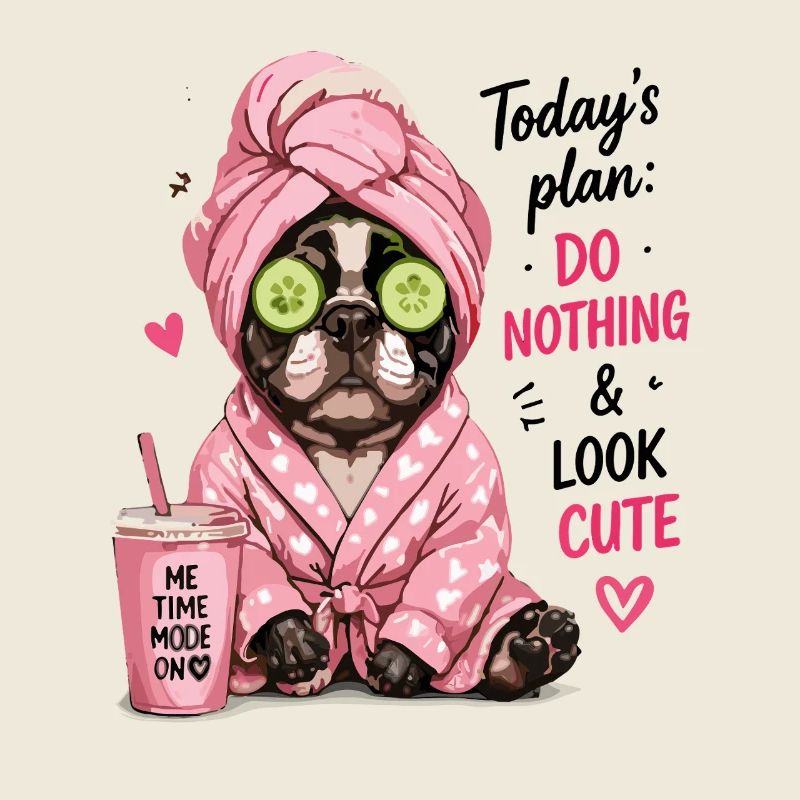  Todays Plan Do Nothing And Look Cute Me Time Mode