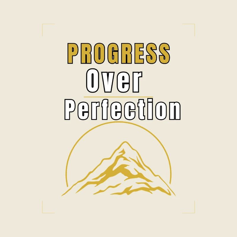 Le progrès sur la perfection | Croissance motivationnelle Min