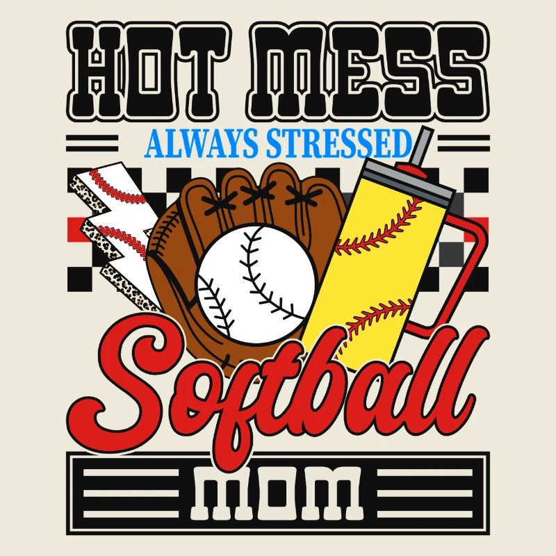 Stressed Softball Mom