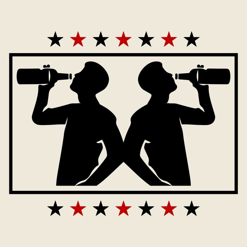 Trinker Bier Silhouette