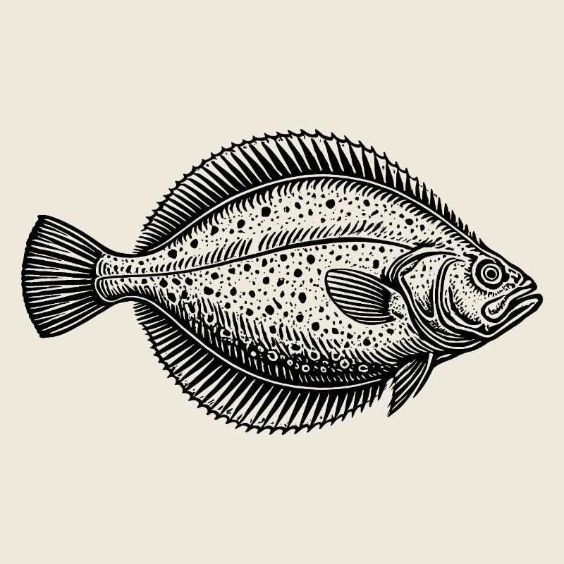 Cible Poisson Plie - Poisson - Cadeau de pêcheur