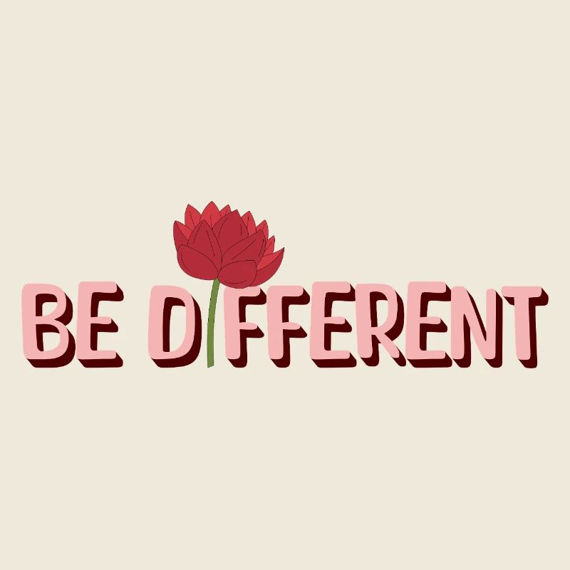 BE DIFFERENT – Lotus Garten Blumen Natur