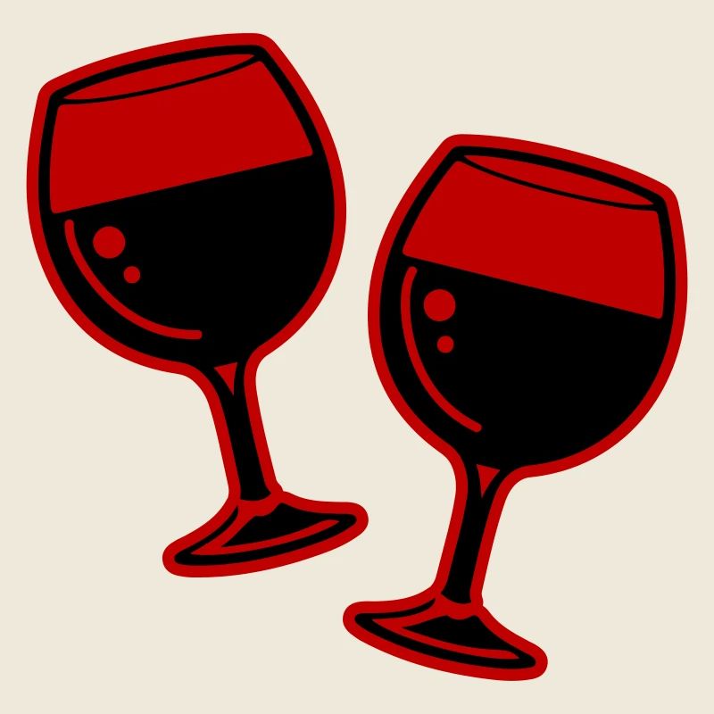 Wine Symbol Glass