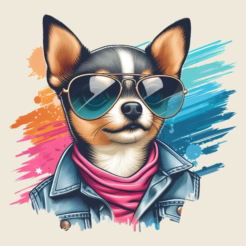 Chihuahua Splash Art