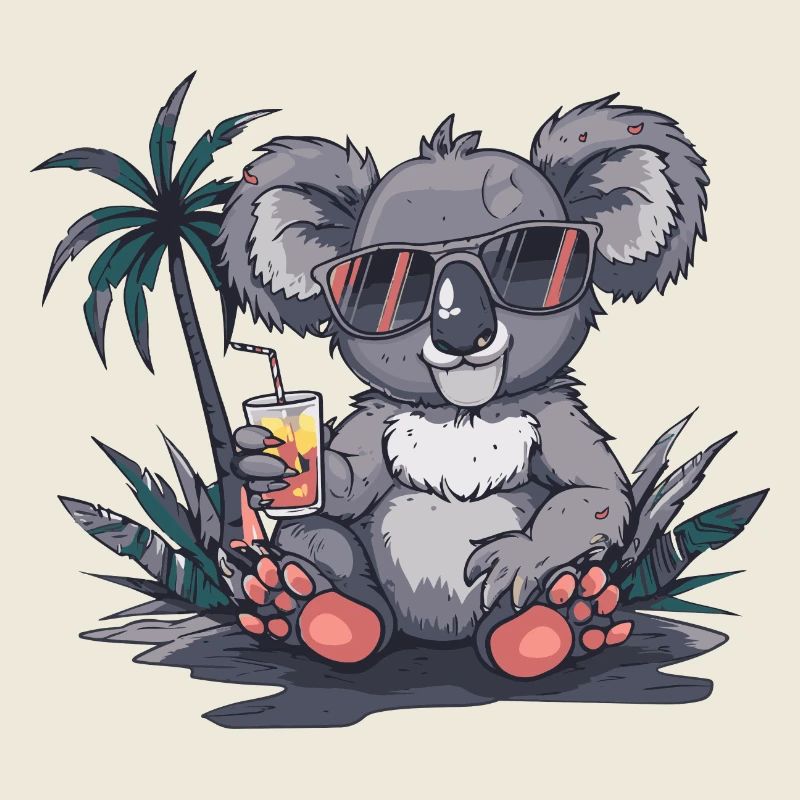 Koala Sommer Strand Urlaub