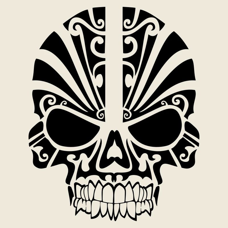Skull tribal